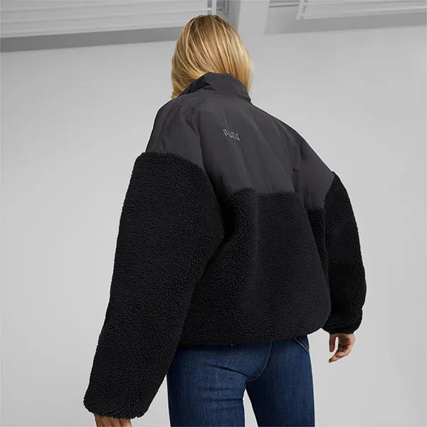 Áo Khoác Nữ Puma Women's Sherpa Jacket 849404_01 Màu Đen Size S - Thời trang - Vua Hàng Hiệu