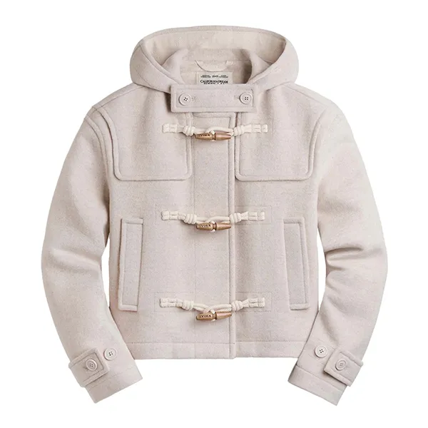 Áo Khoác Nữ WHOAU Overfit Wool Coat WHJWD4T18F Màu Kem