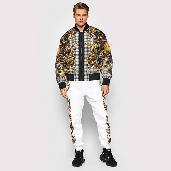 Áo Khoác Versace Jeans Couture Kurtka Bomber 71GAS421 Czarny Regular Fit Size 48 - Thời trang - Vua Hàng Hiệu