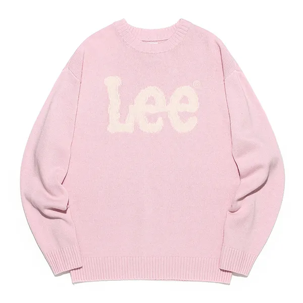 Áo Len Lee Big Twitch Logo Knit Màu Hồng - Thời trang - Vua Hàng Hiệu