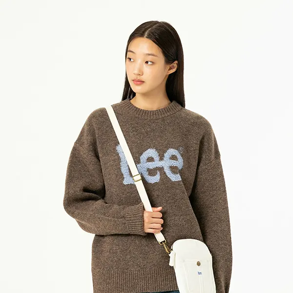 Áo Len Lee Big Twitch Logo LE2303KT02CL Màu Nâu Chocolate - Thời trang - Vua Hàng Hiệu