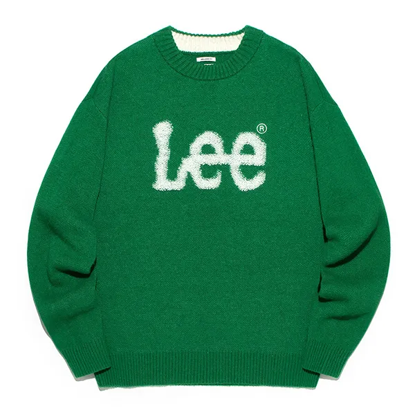 Áo Len Lee Big Twitch Logo LE2303KT02GN Màu Xanh Green Size S - Thời trang - Vua Hàng Hiệu