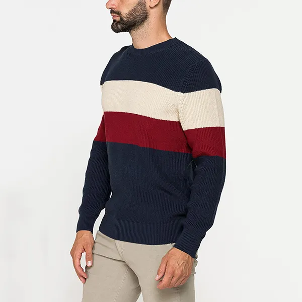 Áo Len Nam Carrera Jeans Sweater 842C0253A_G02 Phối Màu Size M
