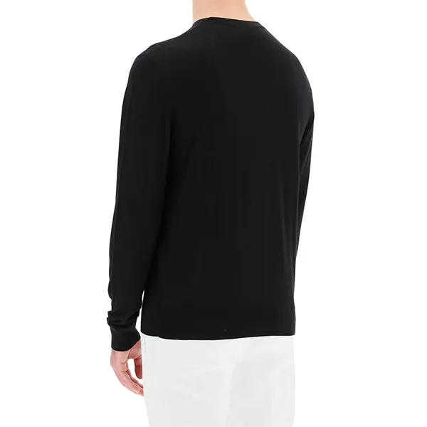 Áo Len Nam Dsquared2 Maple Leaf Jacquard Wool Knit Jumper Màu Đen Size M - Thời trang - Vua Hàng Hiệu