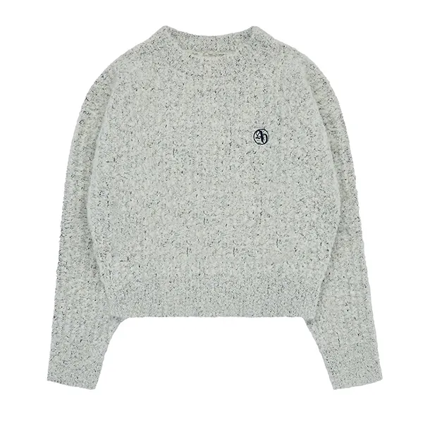 Áo Len Nữ Acmé De La Vie ADLV x Jeonghan New Symbol Bokasi Balloon Knit Grey Màu Ghi Xám