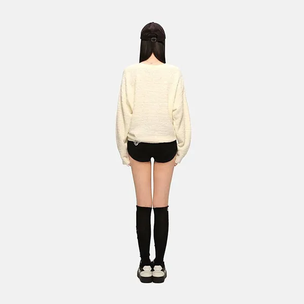 Áo Len Nữ SMFK White Wilderness Wondering UG010W Màu Trắng Size S - Thời trang - Vua Hàng Hiệu