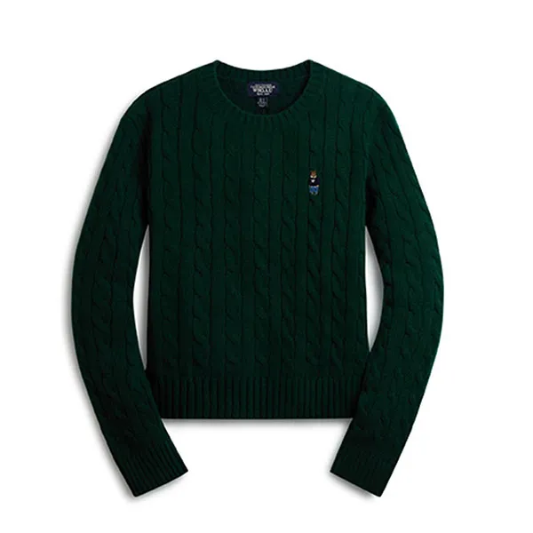 Áo Len Nữ WHOAU R-Steve Cổ Tròn WHKAD4901F Màu Xanh Green