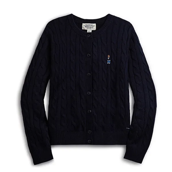 Áo Len Nữ WHOAU Steve Cable / WHCKD4902F Màu Xanh Navy