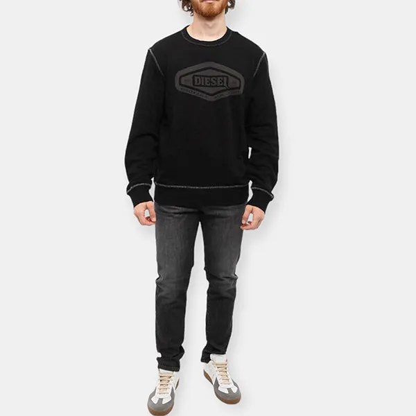 Áo Nỉ Sweater Diesel S-Ginn-D1 A057340LEAC900 Màu Đen Size XS - Thời trang - Vua Hàng Hiệu