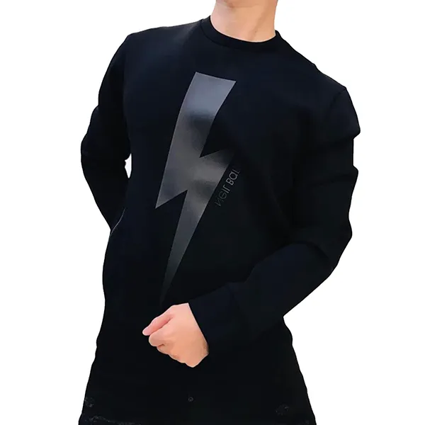 Áo Nỉ Sweater Nam Neil Barrett Màu Đen Size M - Thời trang - Vua Hàng Hiệu