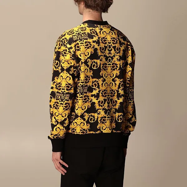 Áo Nỉ Sweater Nam Versace Jeans Couture Màu Vàng/Đen Size S - Thời trang - Vua Hàng Hiệu