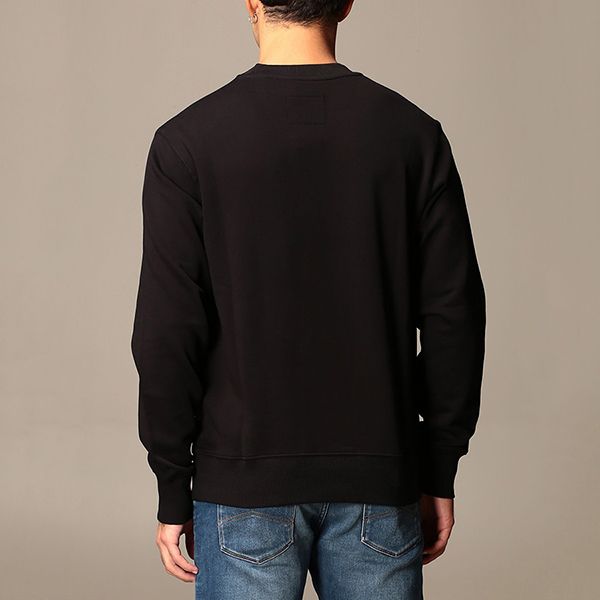 Áo Nỉ Sweater Nam Versace Jeans Couture Sweatshirt Black Men's  B7GZA7TU Màu Đen Size S - 3