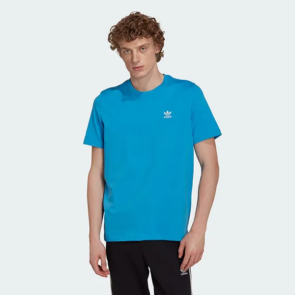 Áo Phông Nam Adidas T-Shirt Essential Tee HJ7982 Màu Xanh Blue Size XS