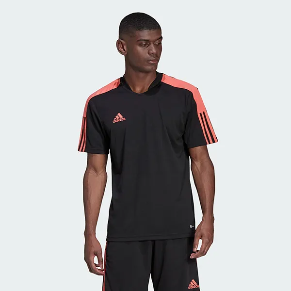 Áo Phông Nam Adidas Tiro Essentials Jersey HF0299 T-Shirt Màu Đỏ Đen Size M