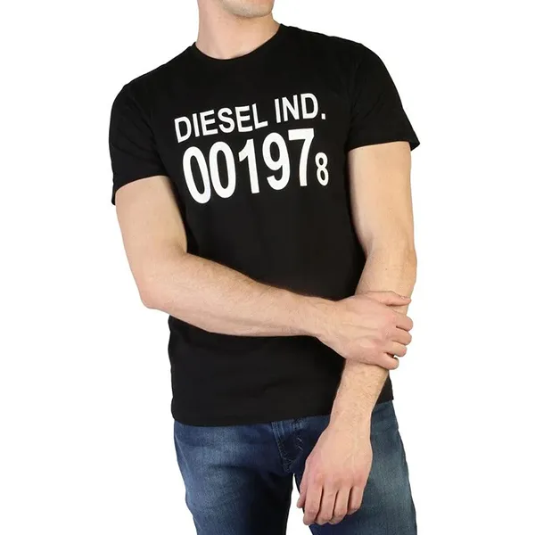 Áo Phông Nam Diesel T-Diego-QA Tshirt Màu Đen Size L