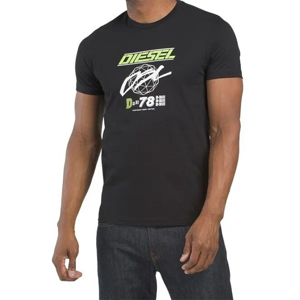 Áo Phông Nam Diesel T-Diegos K43 GA04 Tshirt Màu Đen Size M - Thời trang - Vua Hàng Hiệu