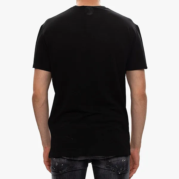 Áo Phông Nam Dsquared2 DSQ2 Milano Italy Tshirt S74GD0730 Màu Đen Size L