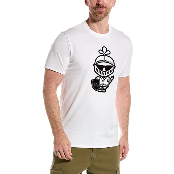Áo Phông Nam Karl Lagerfeld Logo Graphic Tshirt LM1G2219 GA03 Màu Trắng Size XL