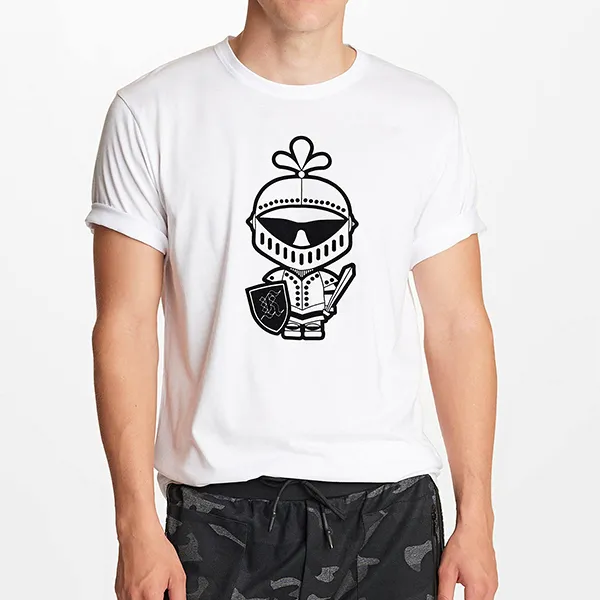 Áo Phông Nam Karl Lagerfeld Logo Graphic Tshirt LM1G2219 GA03 Màu Trắng Size XL