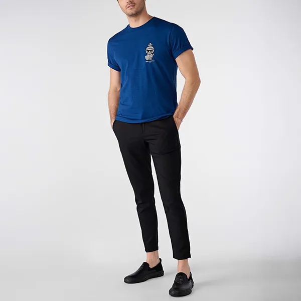 Áo Phông Nam Karl Lagerfeld Tshirt LM2G2445 GA03 Màu Xanh Blue Size L - Thời trang - Vua Hàng Hiệu