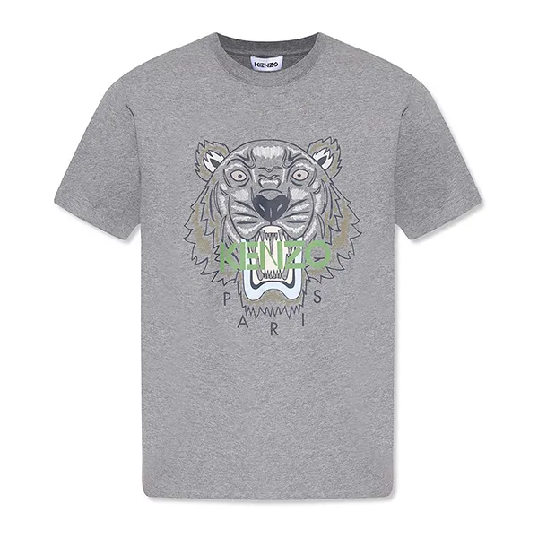 Áo Phông Nam Kenzo Grey Logo T-Shirt 5TS020 Màu Xám Size M - Thời trang - Vua Hàng Hiệu