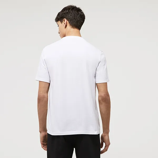Áo Phông Nam Lacoste Men's Crocodile Print Crew Neck Cotton Lounge T-Shirt TH1292 001 Màu Trắng Size M