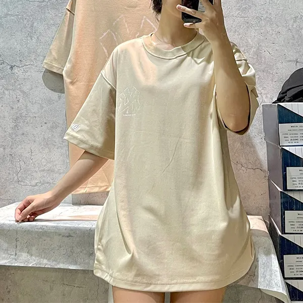 Áo Phông New Era x MLB New York Yankees Oversized Tshirt Màu Kem