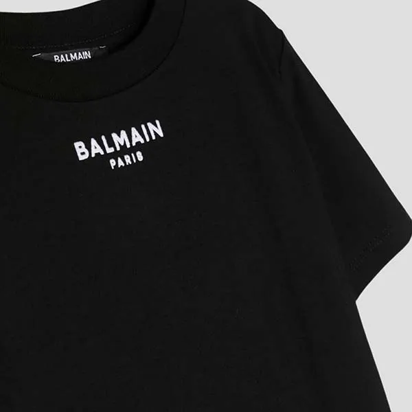 Áo Phông Nữ Balmain Black Logo Printed Tshirt BT8P11 Z0116 930BC Màu Đen - Thời trang - Vua Hàng Hiệu
