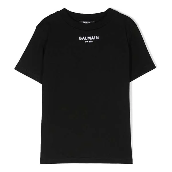 Áo Phông Nữ Balmain Black Logo Printed Tshirt BT8P11 Z0116 930BC Màu Đen - Thời trang - Vua Hàng Hiệu