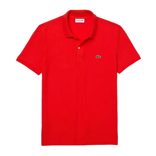 Áo Polo Nam Lacoste Original L.12.12 Slim Fit Petit Piqué Cotton Polo PH4012 F8M Màu Đỏ Size 3