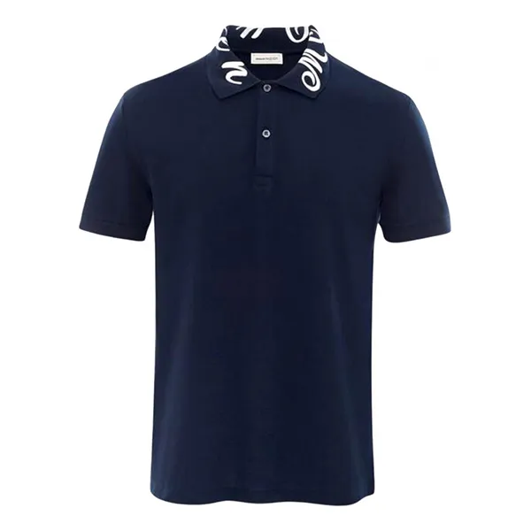 Áo Polo Nam Alexander Mcqueen Polo Shirt 575484 Màu Xanh Navy Size XS - Thời trang - Vua Hàng Hiệu