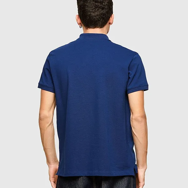 Áo Polo Nam Diesel T-Weet-Split Polo Shirt A00418RBAWH GB05 Màu Xanh Dương Size L - Thời trang - Vua Hàng Hiệu