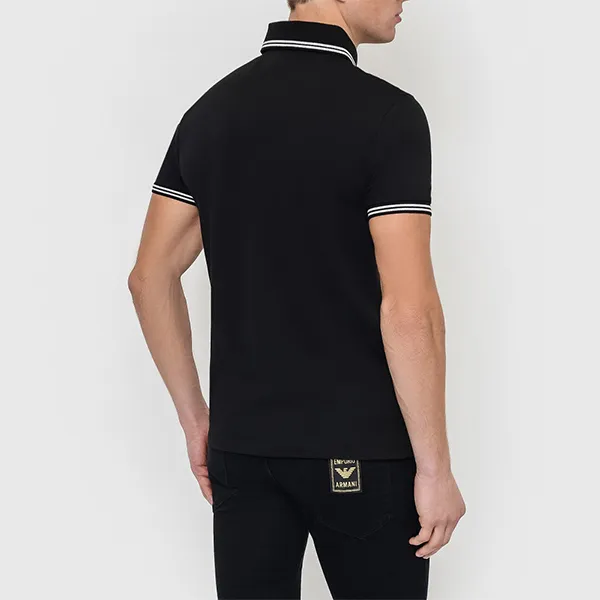 Áo Polo Nam Emporio Armani Short Sleeve Polo Shirt 6G1FP4 Màu Đen Size S - Thời trang - Vua Hàng Hiệu