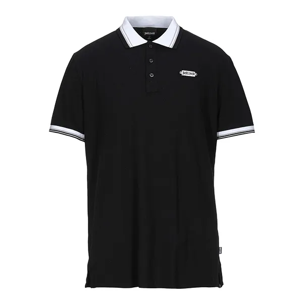 Áo Polo Nam Just Cavalli Polo Shirt S01GC0452 Màu Đen Size S - Thời trang - Vua Hàng Hiệu
