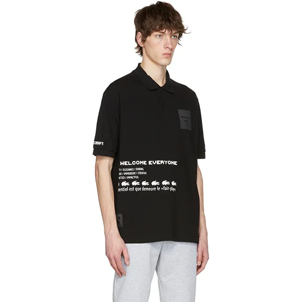 Áo Polo Nam Lacoste Looser Fit Polo Shirt PH3816 031 Màu Đen Size L - Thời trang - Vua Hàng Hiệu