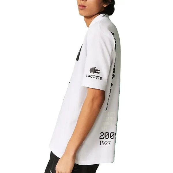 Áo Polo Nam Lacoste Adventure Mode Shirt PH381651001 PC03 Màu Trắng Size M