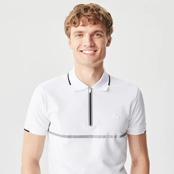 Áo Polo Nam Lacoste Men's Polo Shirt PH0204 04B Màu Trắng Size 5 - Thời trang - Vua Hàng Hiệu