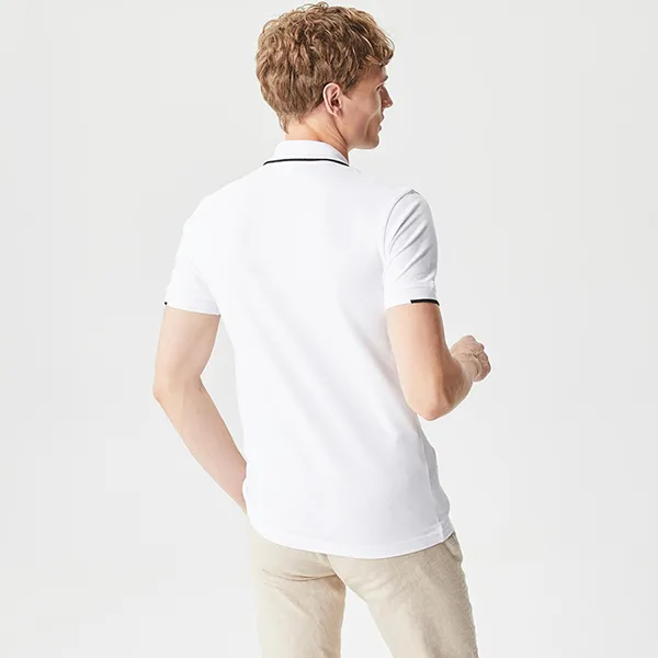 Áo Polo Nam Lacoste Men's Polo Shirt PH0204 04B Màu Trắng Size 5 - Thời trang - Vua Hàng Hiệu