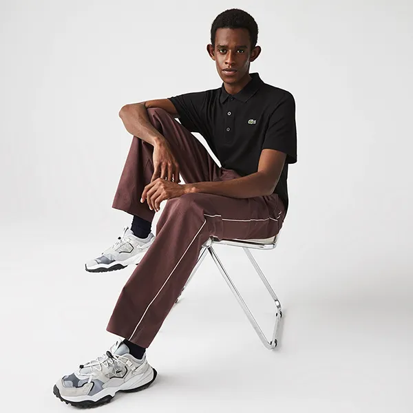 Áo Polo Nam Lacoste Men's Sport Cotton Blend Ottoman Polo Shirt DH2881 C31 Màu Đen Size 2 - Thời trang - Vua Hàng Hiệu