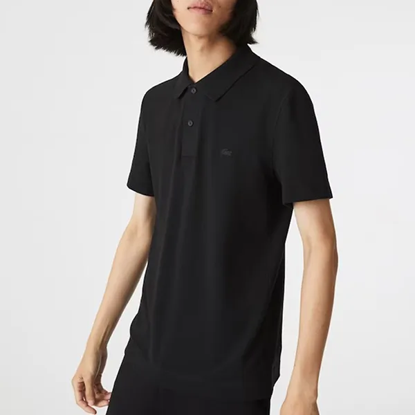 Áo Polo Nam Lacoste Slim Fit Organic Stretch Piqué PH1909 00 031 Màu Đen Size 4