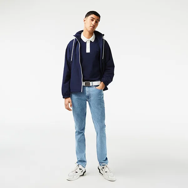 Áo Polo Nam Lacoste Smart Paris With Cotton Petit Piqué PH5367 51 HHW Màu Xanh Navy Size 5