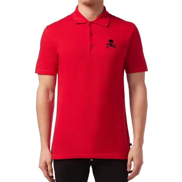 Áo Polo Nam Philipp Plein Polo Shirt MTK4102 Màu Đỏ Size S
