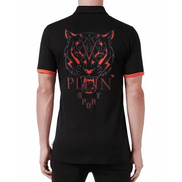Áo Polo Nam Philipp Plein Sport Polo Shirt MTK3046 Màu Đen Size S