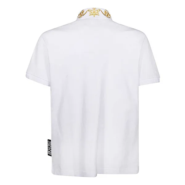 Áo Polo Nam Versace Jeans Couture Polo Shirt B3GVB7P6 Màu Trắng Size 48
