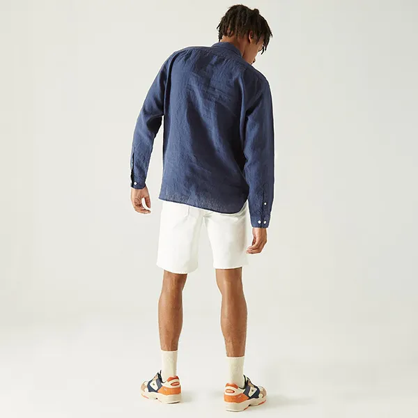 Áo Sơ Mi Dài Tay Nam Lacoste Regular Fit Linen Shirt CH4990 166 Màu Xanh Navy Size 38 - Thời trang - Vua Hàng Hiệu