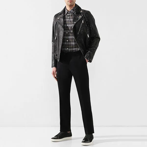 Áo Sơ Mi Nam Burberry Cotton Shirt 8004833 Phối Màu Size M