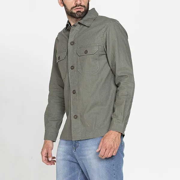 Áo Sơ Mi Nam Carrera Jeans 4111285A_765 Màu Xanh Green Size M