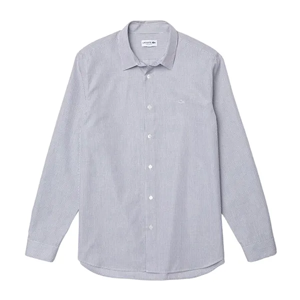 Áo Sơ Mi Nam Dài Tay Lacoste Regular Fit Checkered Premium Cotton Poplin Shirt CH2974 AU8 Màu Xám Size 38 - Thời trang - Vua Hàng Hiệu