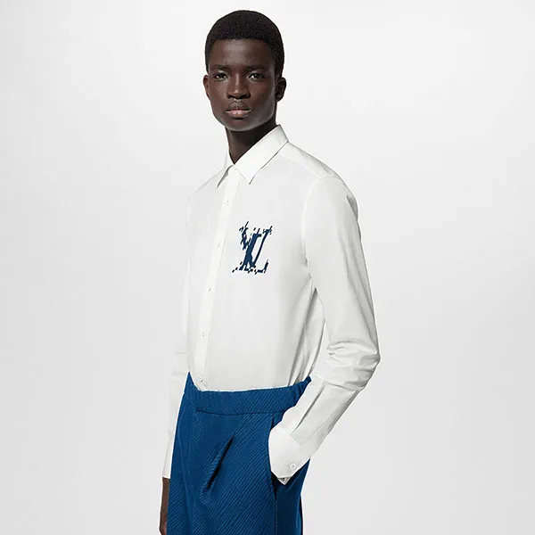 Áo Sơ Mi Nam Louis Vuitton LV 1AFAXK Màu Trắng - Thời trang - Vua Hàng Hiệu