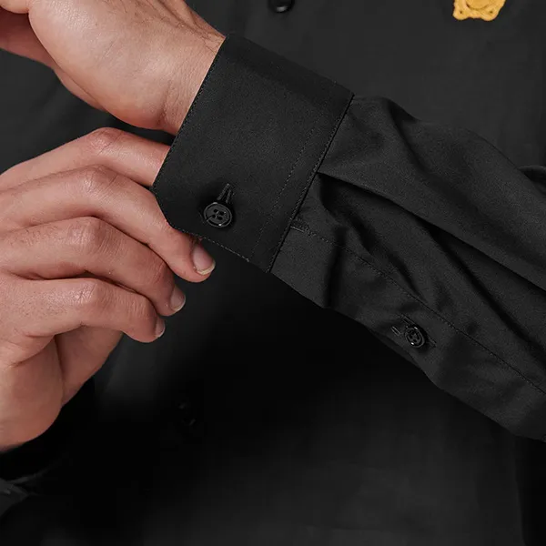 Áo Sơ Mi Nam Versace Medusa Long Sleeve Shirt 556352 Màu Đen Size 39 - Thời trang - Vua Hàng Hiệu